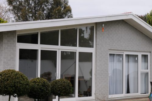 house with uPVC windows